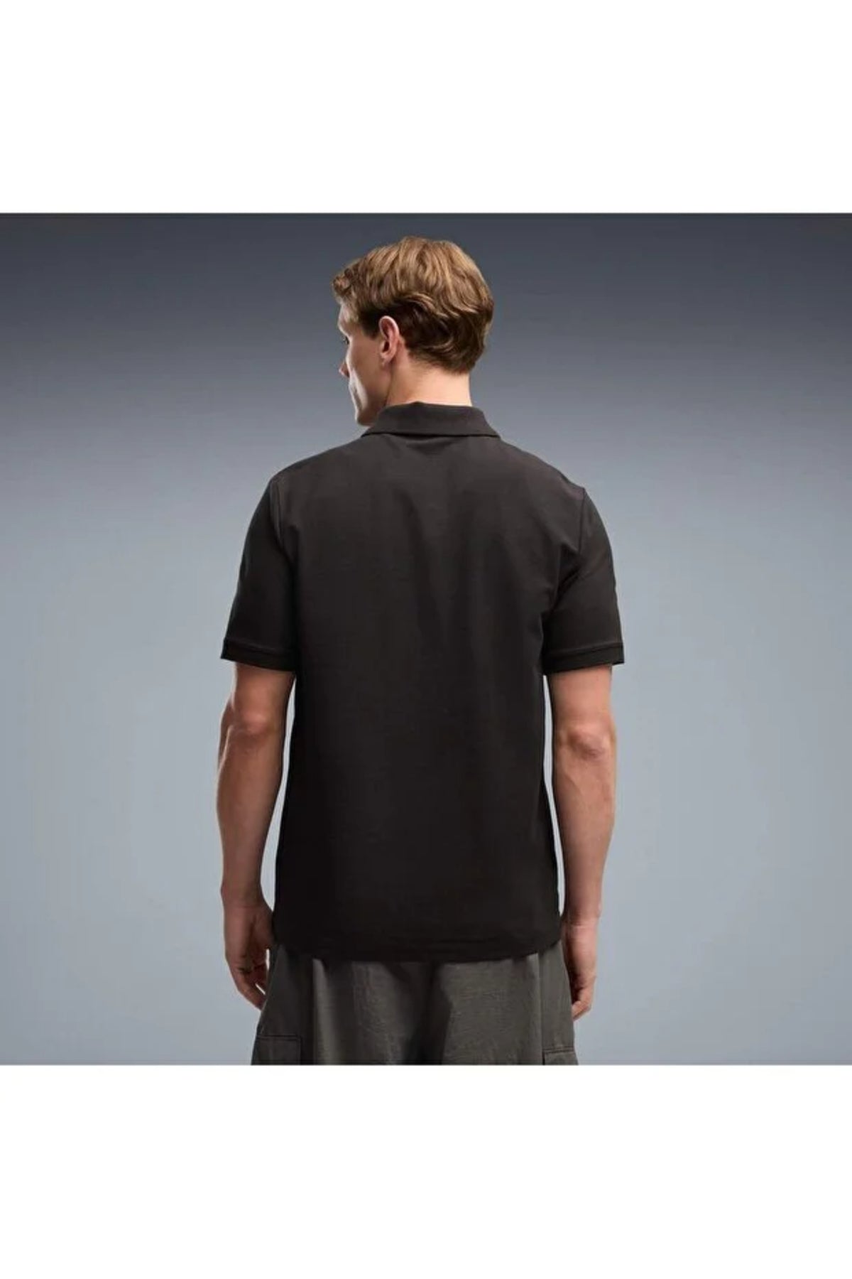 Galatasaray 78682726 Erkek Polo Yaka T-Shirt - Siyah