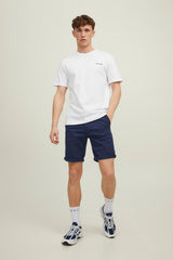 JACK&JONES JPSTBOWIE SHORTS SOLID REG SN 12165604 - Koyu Lacivert