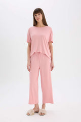 Defacto Kadın Knitted Sets D8454Ax - Gül Kurusu