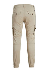 JACK&JONES JPSTPAUL FLAKE CARGO CROCKERY NOOS 12193754 - Açık Kahverengi