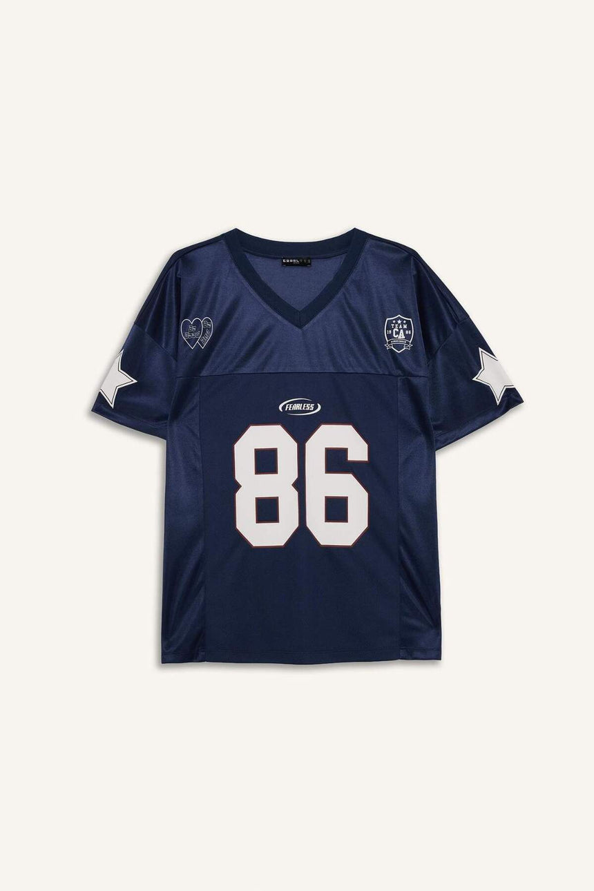 Defacto Kadın Short Sleeve T-Shirt G2344AX - Koyu Lacivert