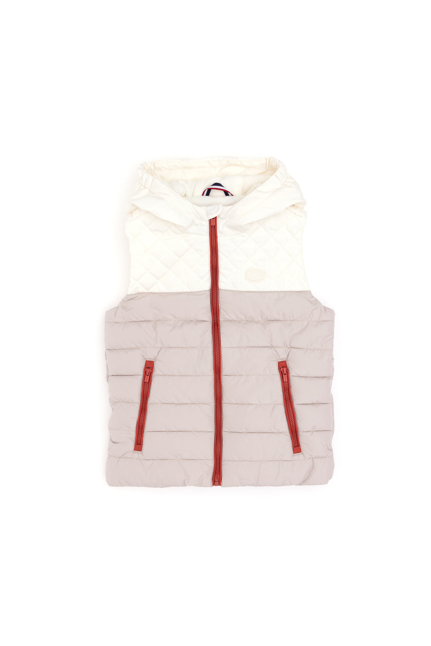 U.S. Polo Assn. Erkek Çocuk Yelek 1952564 - Gri / Bej / Krem