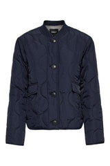 ONLY ONLSALSA QUILTED JACKET CC OTW 15373694 - Koyu Mavi