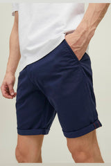 JACK&JONES JPSTBOWIE SHORTS SOLID REG SN 12165604 - Koyu Lacivert