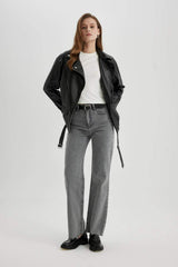 DeFacto Kadın Oversize Mont B1903AX - Siyah