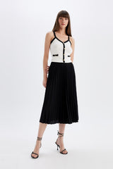 Defacto Kadın Woven Skirt B9014Ax - Siyah