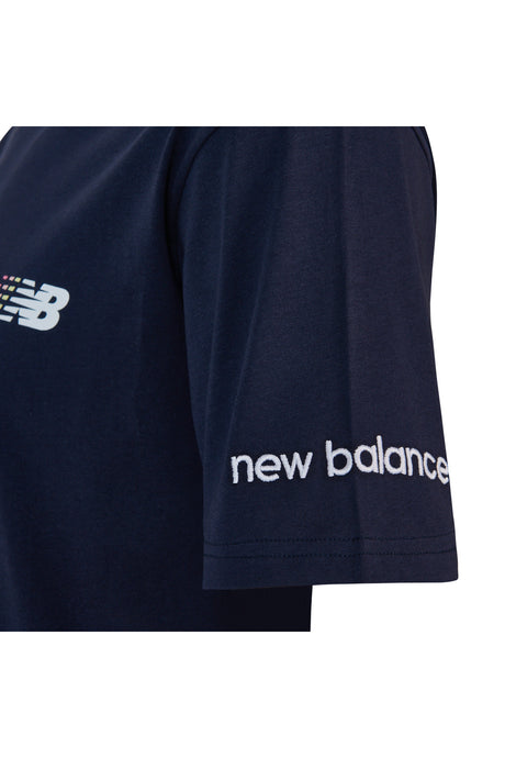NEW BALANCE ERKEK T-SHİRT MNT1644 - Lacivert