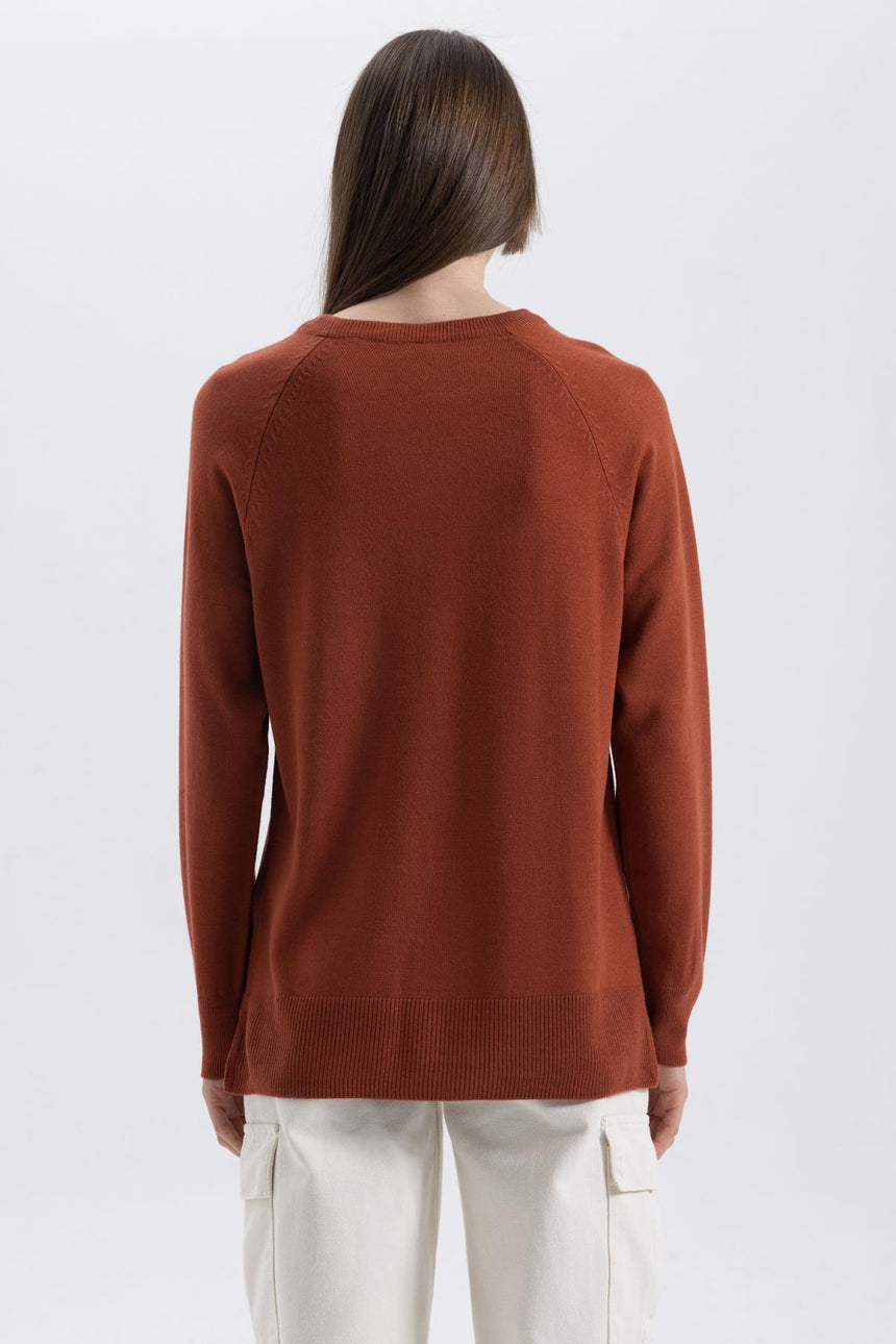 DEFACTO KADIN I6913AZ Pullover - Turuncu