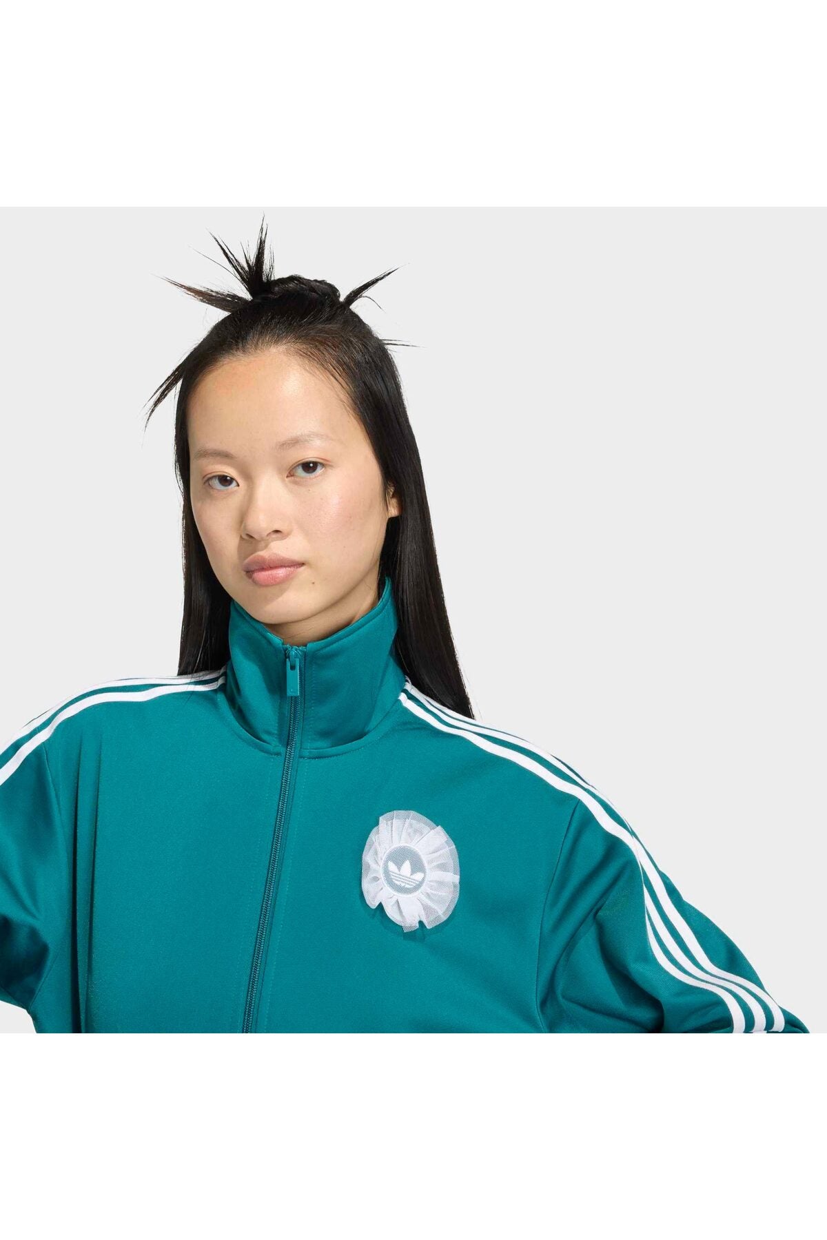 adidas Firebird Tulle Kadın Eşofman Üstü KR9319 - Petrol