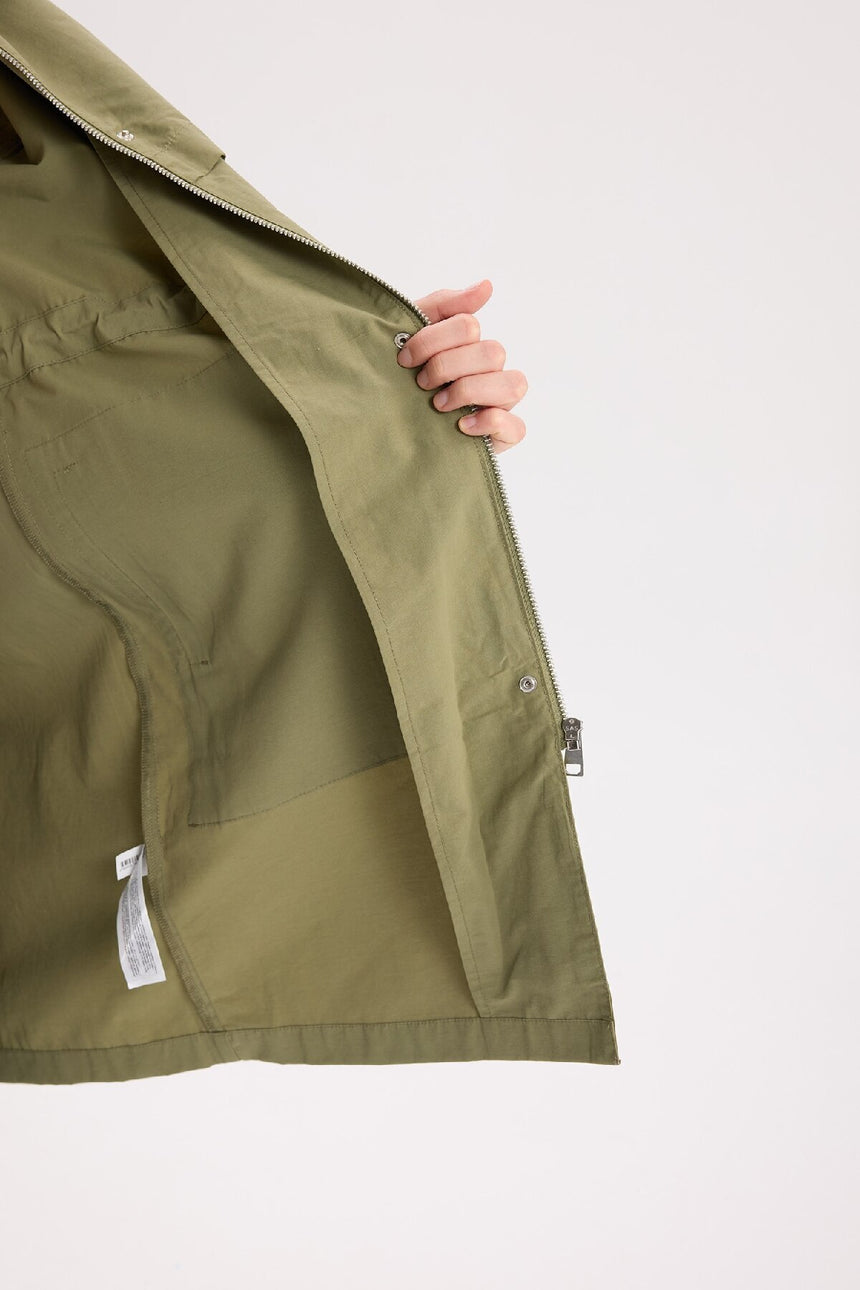 Defacto Kadın Light Parka A8988Ax - Koyu Yeşil