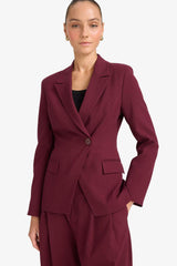 Defacto Kadın Blazer F7441Ax - Bordo