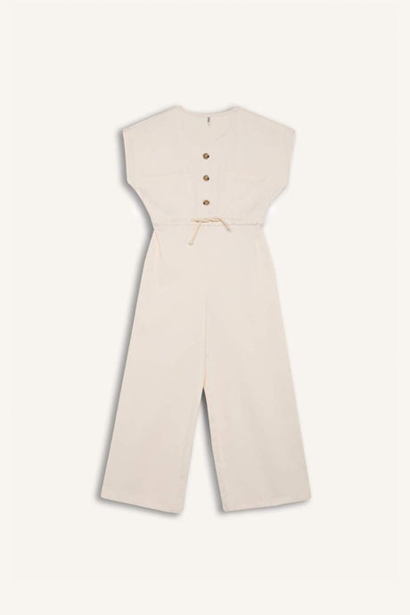 Defacto Çocuk Jump Suit D9308A8 - Ekru