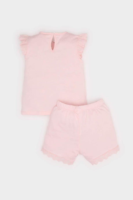 Defacto Çocuk Knitted Pyjamas E4615A5 - Açık Pembe