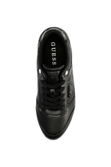 Sporline Guess siyah suni deri kadın sneaker üstten görünüm