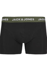 JACK&JONES JACOLIVER SOLID TRUNKS 5 PACK BOX 12259103 - Siyah