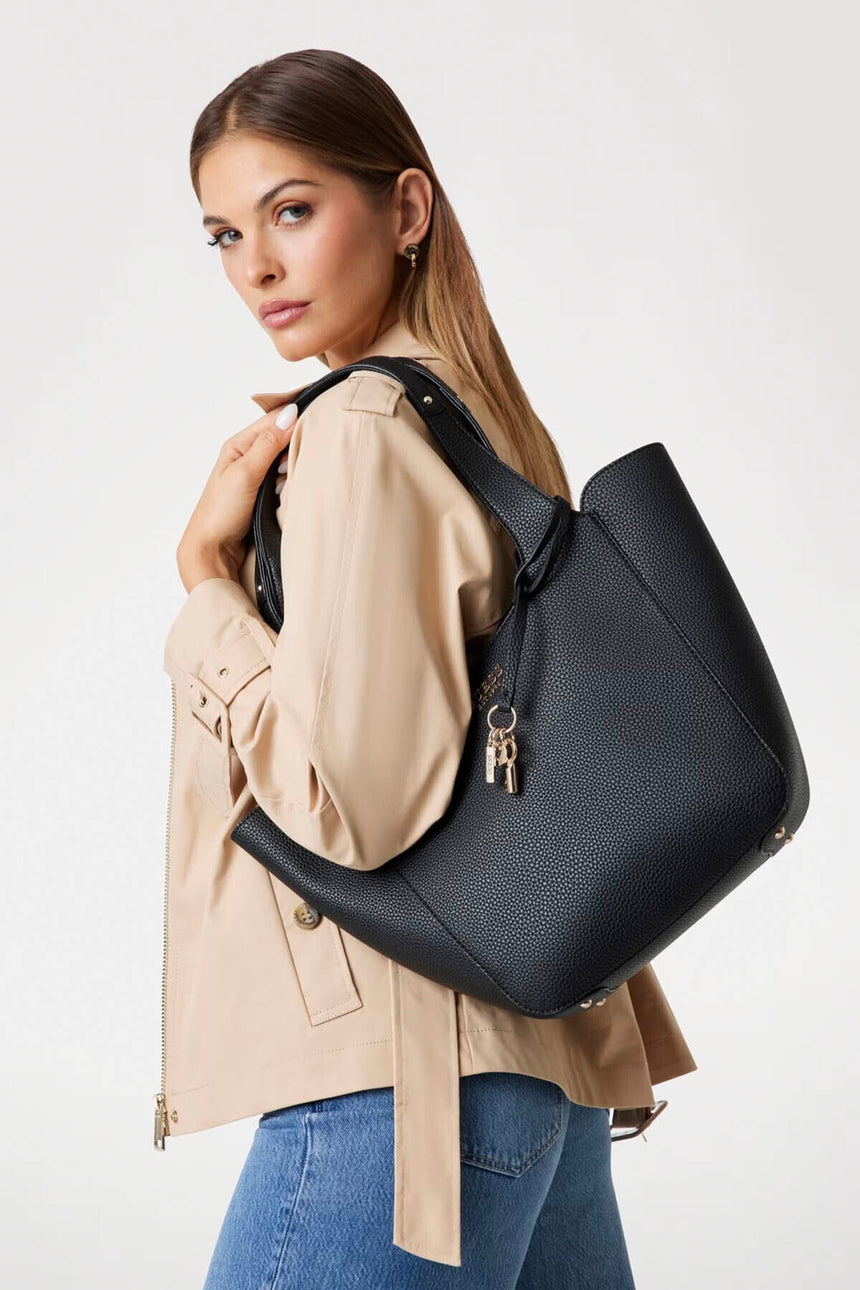 GUESS KADIN CALISTA 2 IN 1 TOTE HWBG7334220 - Mavi