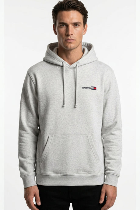 Tommy Hilfiger Erkek TJM REG ENTRY DNA HOODIE EXT DM0DM23393 - Gri