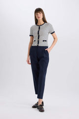 Defacto Kadın Trousers E6292Ax - Koyu Lacivert