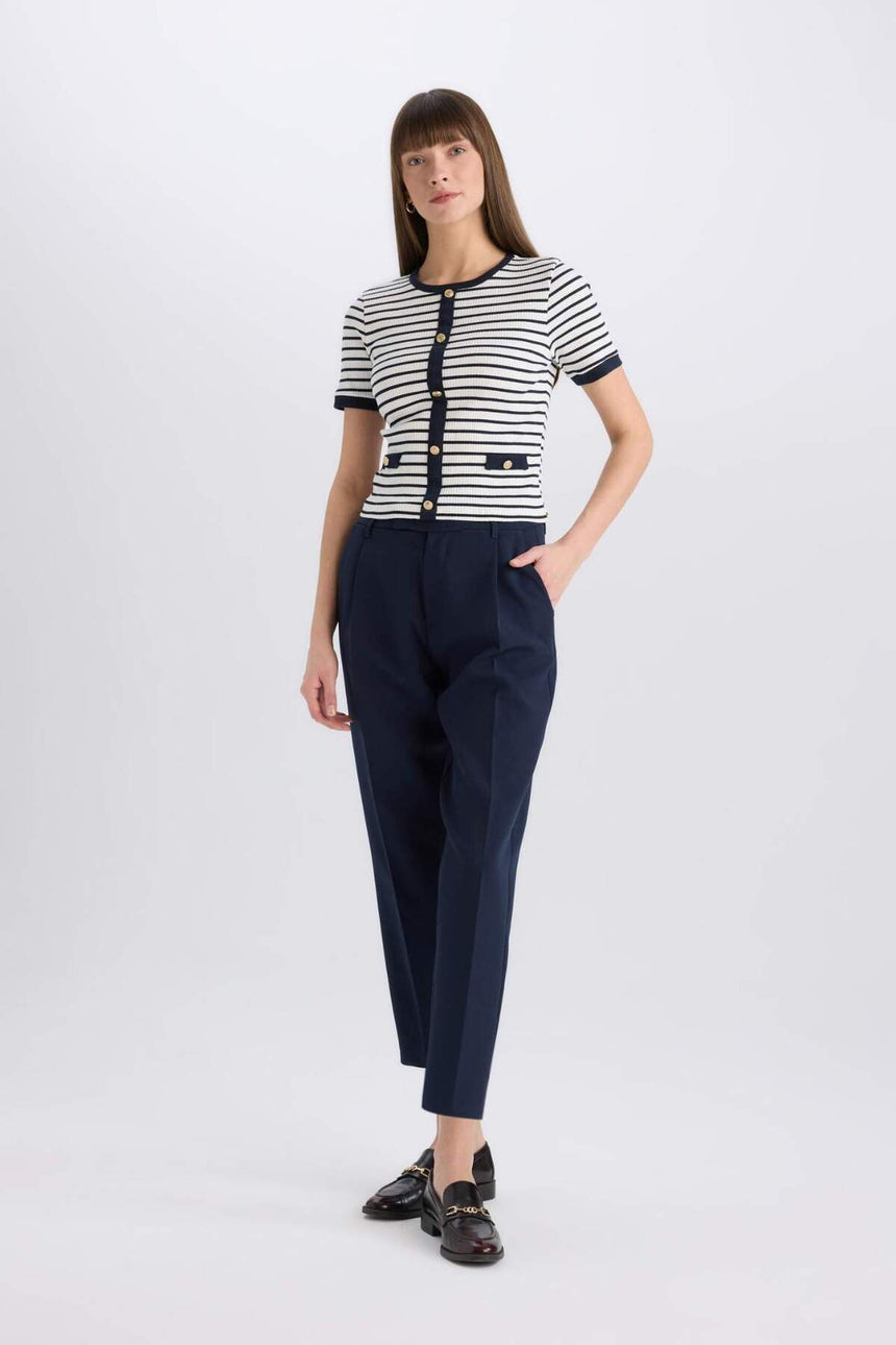 Defacto Kadın Trousers E6292Ax - Koyu Lacivert