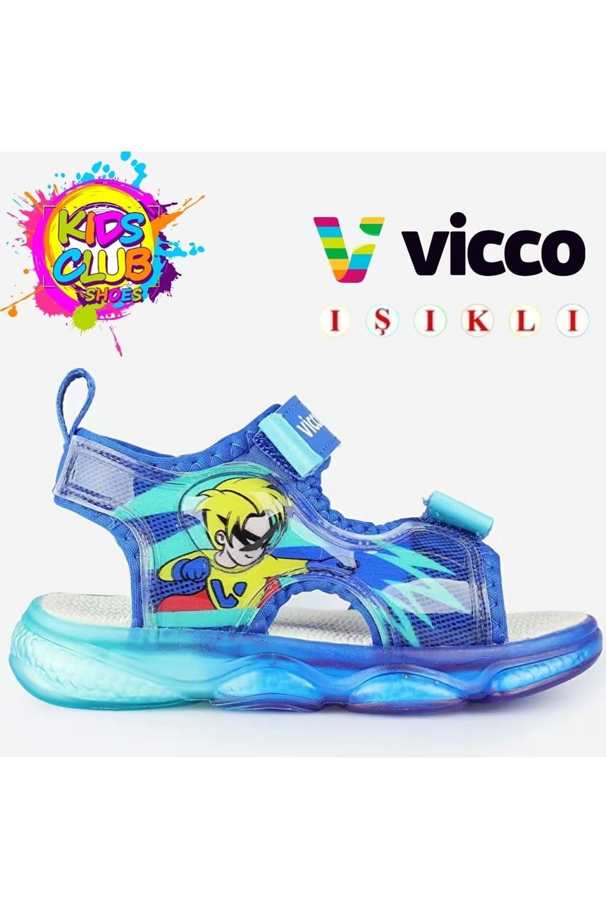 Vicco Bebe Steel Sandalet 332.B26Y.169 - Canlı Mavi