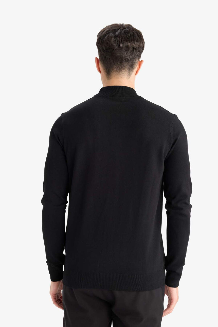 Defacto Erkek Pullover A5282Ax - Siyah