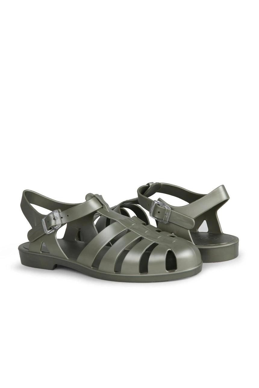 Igor Kadın BB340 Biarritz Shiny Metal Sandalet - Gümüş Gri