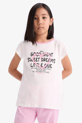 Defacto Çocuk Knitted Pyjamas E2220A8 - Ekru