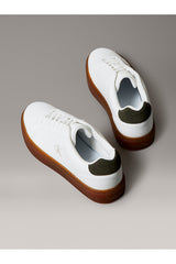 Calvin Klein Erkek CLASSIC CUPSOLE LACEUP LTH YM0YM01435 - Beyaz