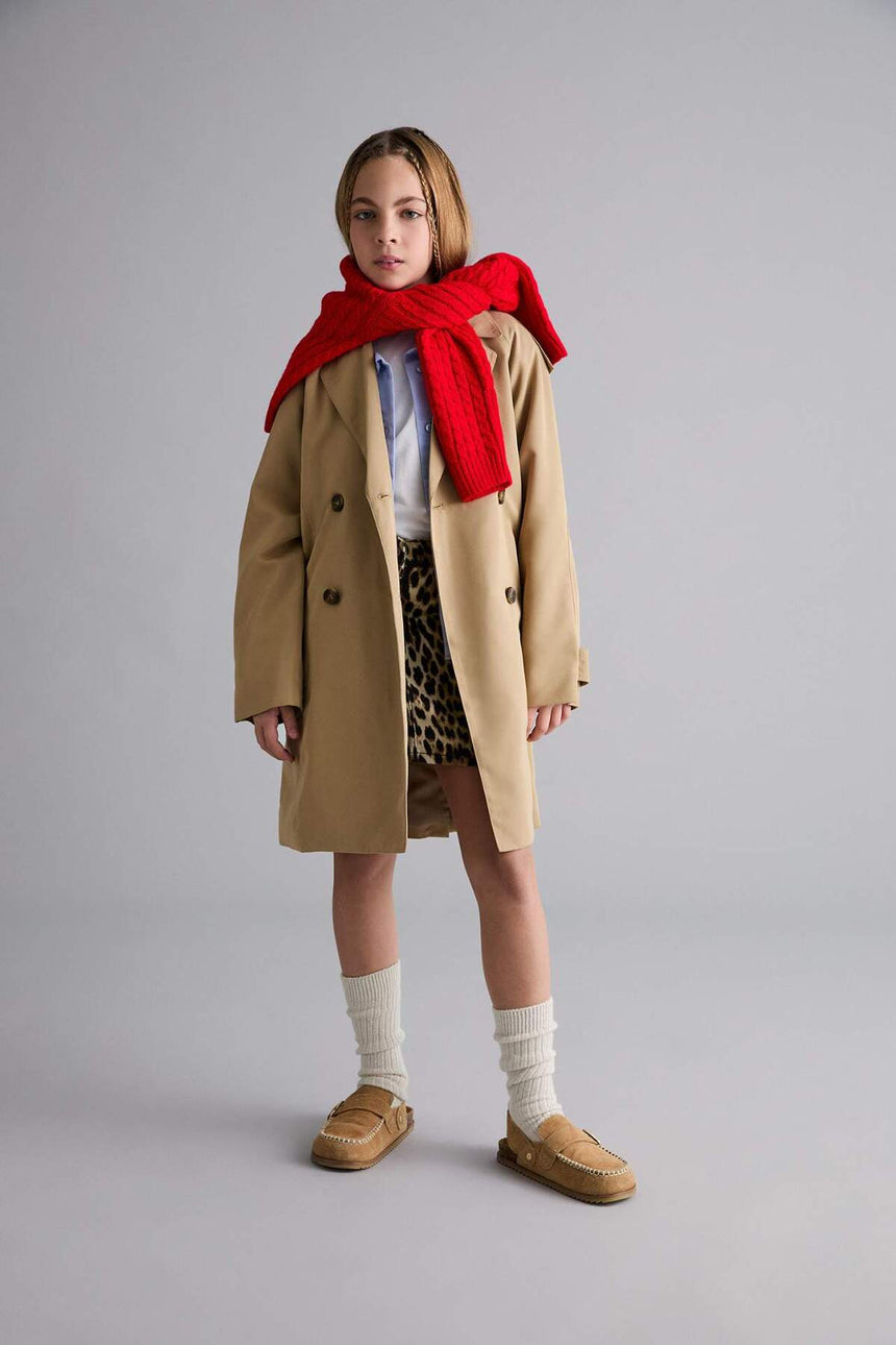 Defacto Çocuk Trenchcoat E7642A8 - Kahverengi