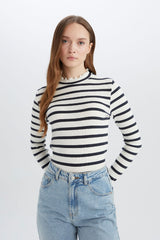 Defacto Kadın Long Sleeve Tunic C5403Ax - Koyu Lacivert