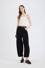 Defacto Kadın Trousers E3874Ax - Siyah