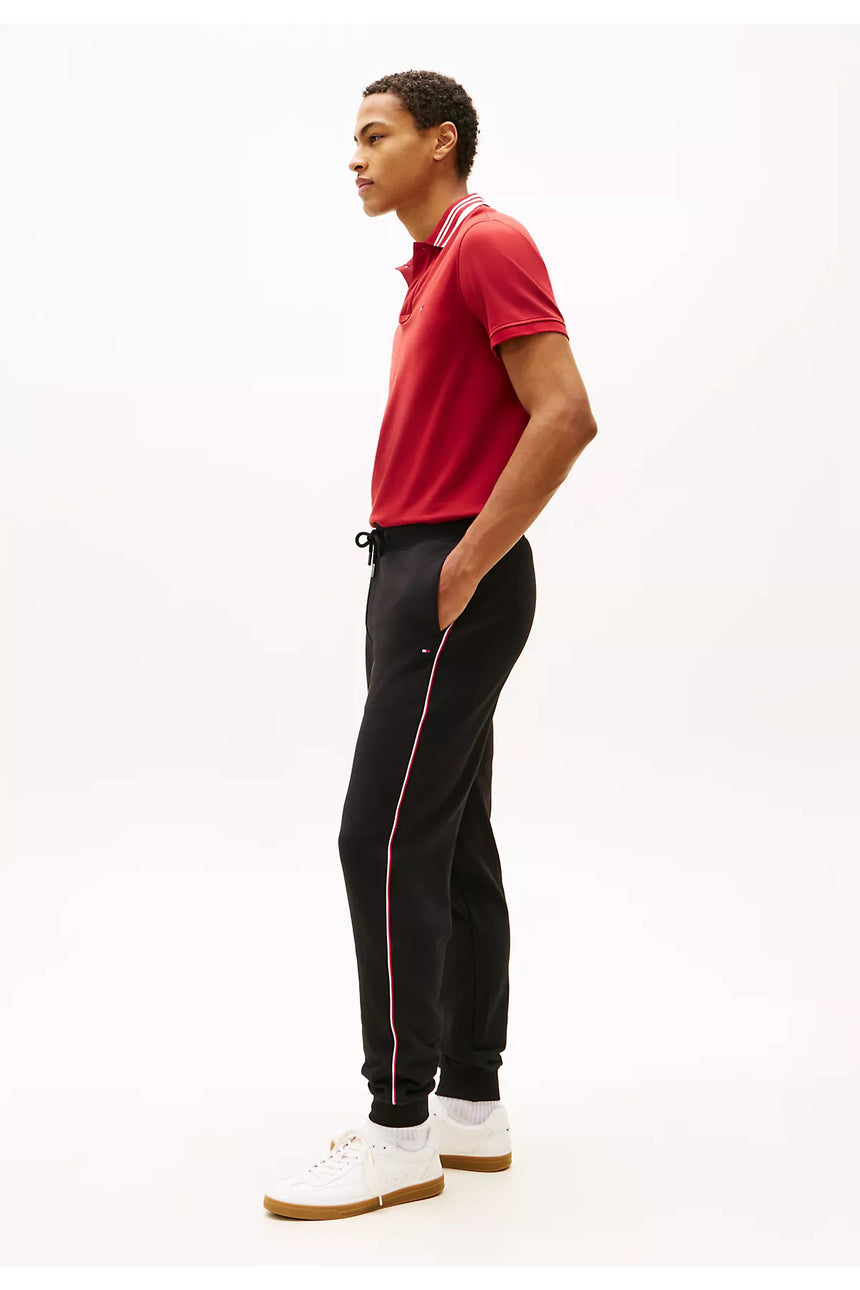 Tommy Hilfiger Erkek GLOBAL STRIPE SWEATPANTS MW0MW42882BDS - Siyah