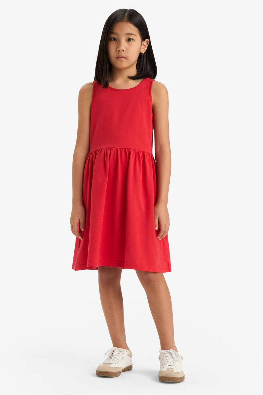 Defacto Çocuk Knitted Dress B4336A8 - Kırmızı