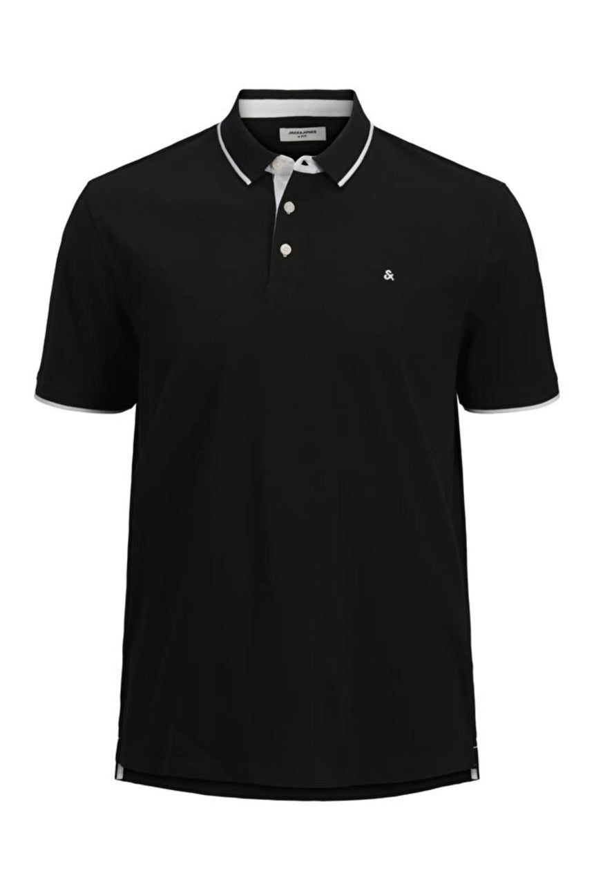 JACK&JONES PLUS JJEPAULOS POLO SS NOOS PLS 12143859 - Koyu Gri