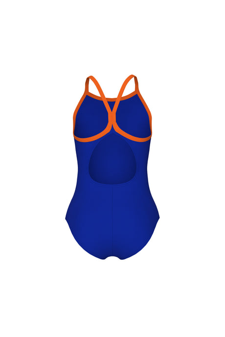 ARENA GIRL'S ARENA SWIMSUIT LIGHT DROP SOLID 005919833 - Mavi/Turuncu