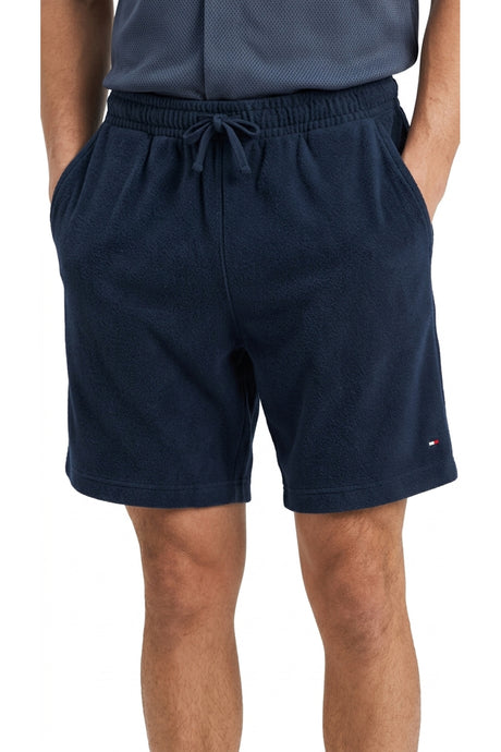 Tommy Hilfiger Erkek TOWELLING SWEATSHORTS MW0MW42880 - Mavi