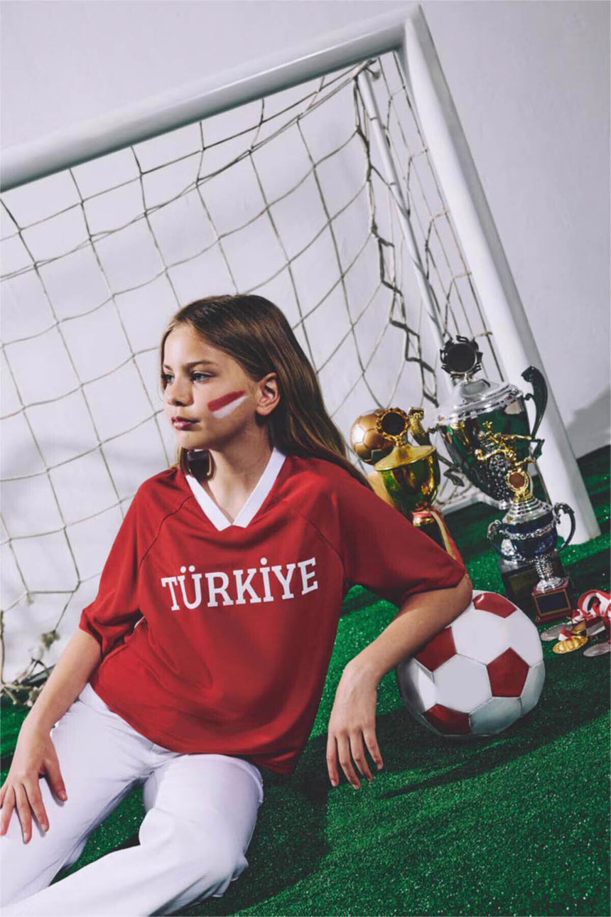 DeFacto I1120A8 Çocuk T-Shirt - Kırmızı