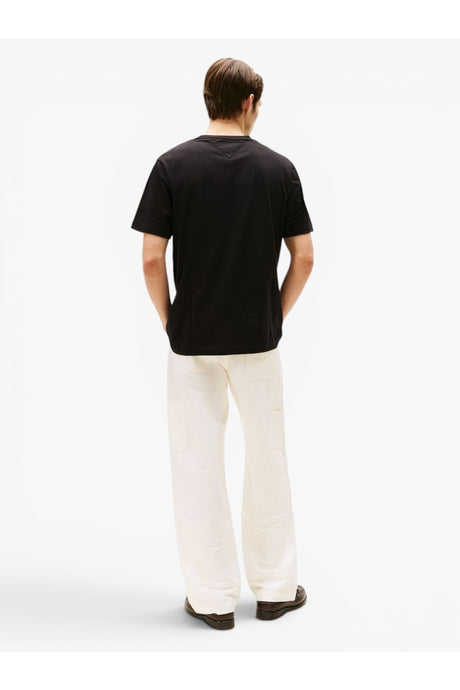 Tommy Hilfiger ERKEK ESSENTIAL REG FIT SOLID TEE MW0MW37267 - Siyah