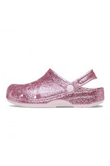 Crocs Classic Chunky Glitter Clog Çocuk Terlik 211940 - Açık Pembe