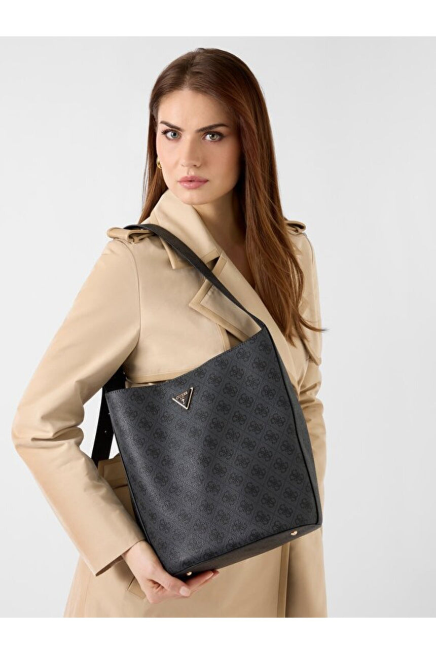 GUESS KADIN MERIDIAN II BUCKET HWSG6974040 - Ekru/ Krem