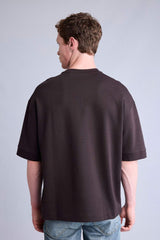 DeFacto Erkek T-Shirt B4844AX - Kahverengi