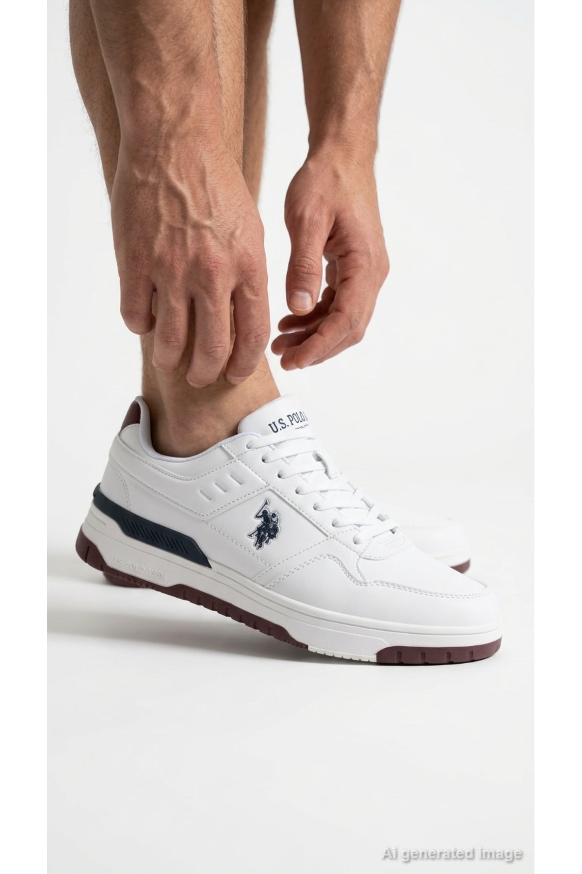 U.S. Polo Assn. Jades Erkek Sneaker - Beyaz