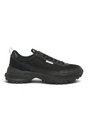 Sporline Calvin Klein siyah polyester erkek sneaker, yan profilden görünüm