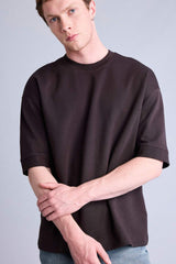 Defacto Erkek T-Shirt B4844Ax - Kahverengi