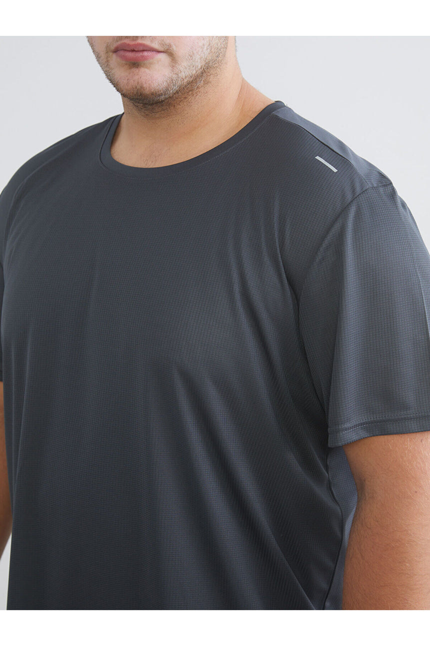 LC Waikiki Erkek Kısa Kollu T-Shirt W5LT31D8 - Koyu Gri