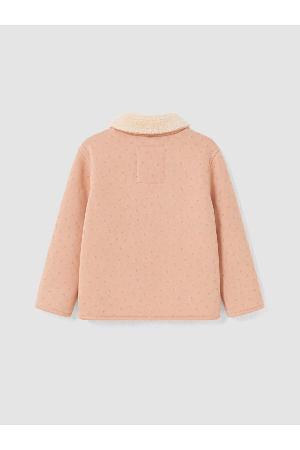 LC Waikiki Kız Çocuk Bebe Yaka Süet Mont W69534B1 - Açık Pembe