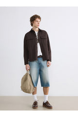 LCW ERKEK S6JI37H8 CKT,X-EGESHIRT-UP - Kahverengi
