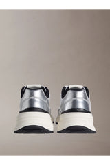 Calvin Klein Kadın HIKE RUNNER LACE UP MESH MIX MET YW0YW02063 - Gri