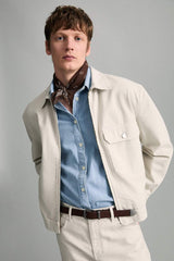 Defacto Erkek Jacket H0121AX - Açık Gri