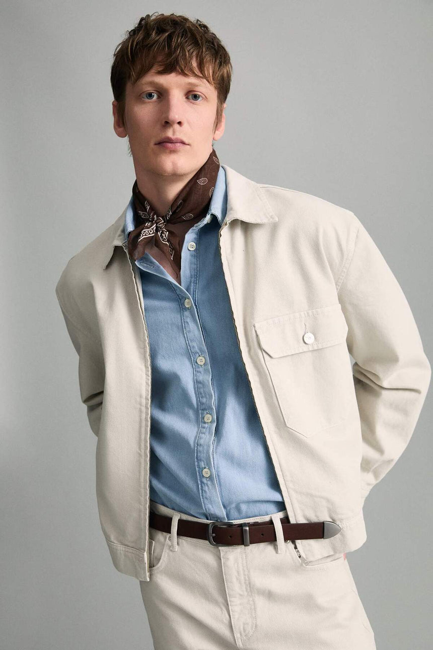Defacto Erkek Jacket H0121AX - Açık Gri